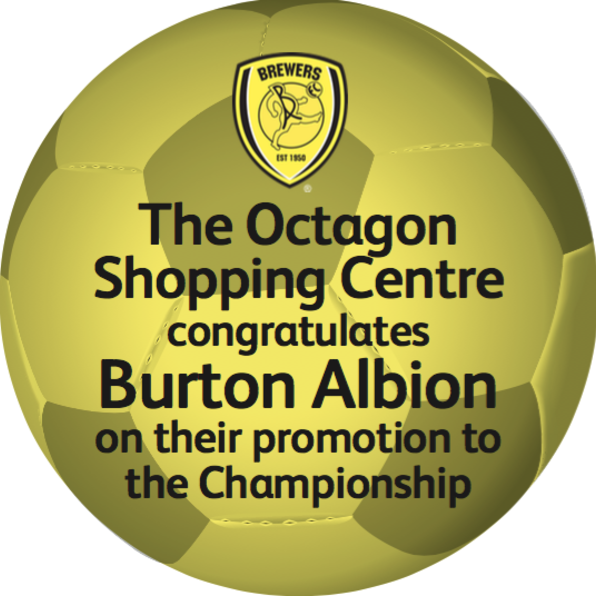 Octagon shows its support for Burton Albion's incredible season and story so far!