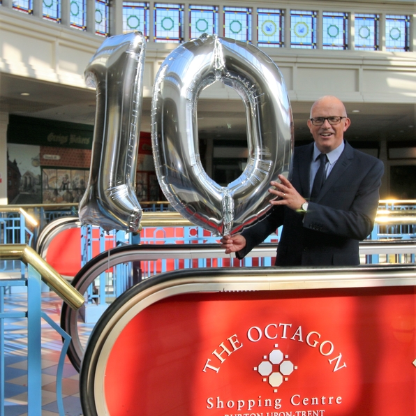 The Octagon Centre Manager Celebrates 10 Years